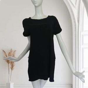 Zara Black Short Sleeve Top